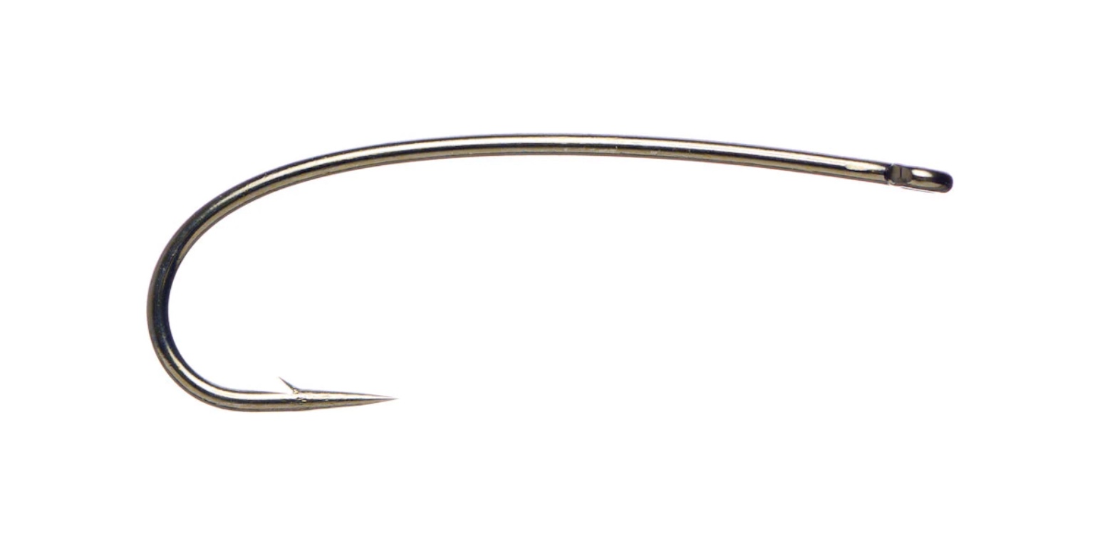 1260 Daiichi Curved Nymph, 2X Long, Straight Eye Bead Hook #10 (100-pack)